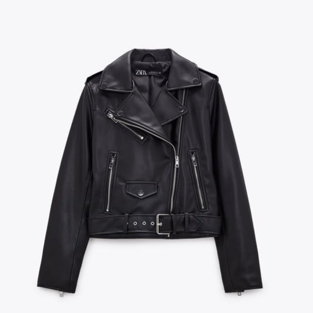 ZARA Faux Leather Jacket